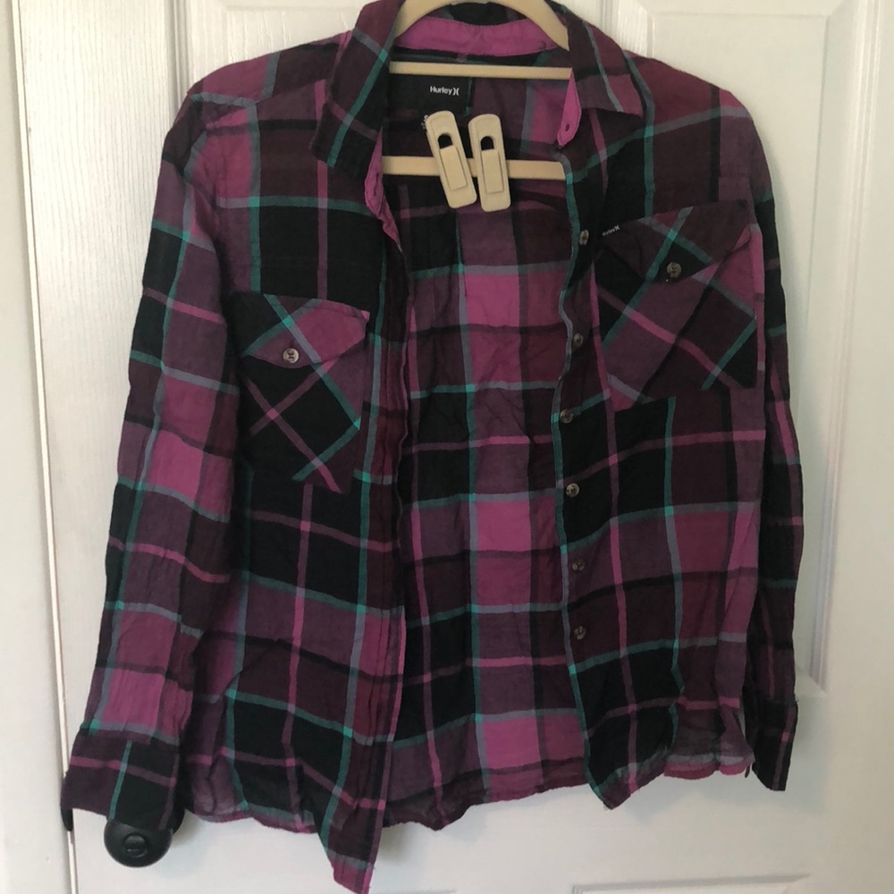 Flannel shirt by Hurley sz S